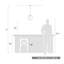 Luminaire suspendu en forme de globe à 1 lumière Petitt-1685713404-1730605486