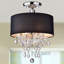 Averill Fabric Semi Flush Mount-24003171