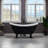 59" x 28" Clawfoot Soaking Acrylic Bathtub-51226567-61051261