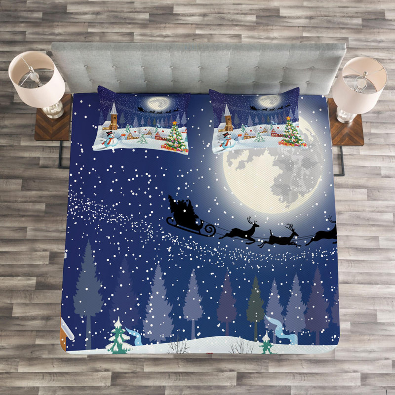 Ambesonne Traditional Coverlet Set