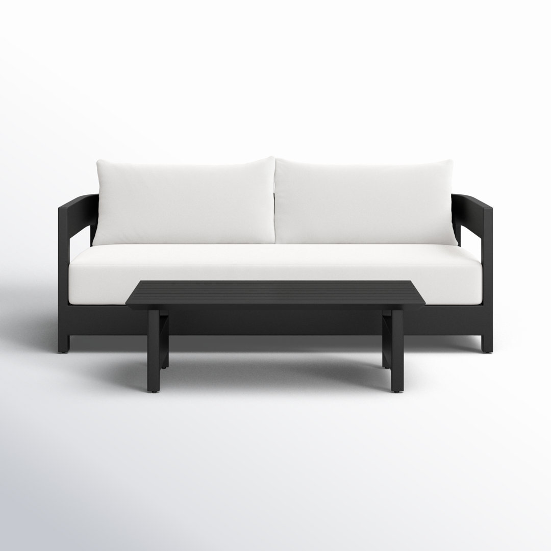 Everlee Outdoor Sofa And Coffee Table Set Joss & Main