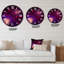 Fractal Flames - Horloge murale moderne-59914843
