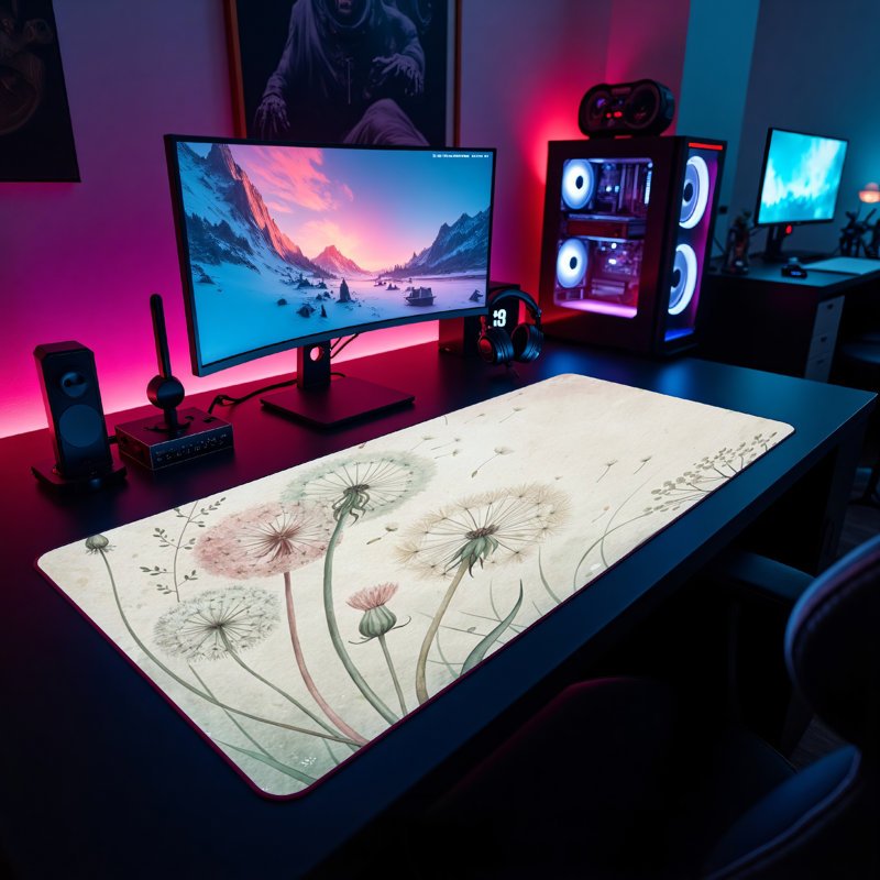Polyester Desk Pad, 31.5x15.5