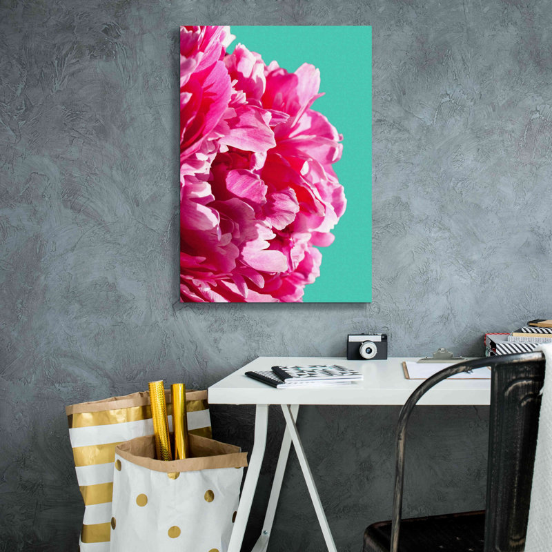 «Pink Peony» par Lexie Greer, H 26 po x l 18 po x P 0,75 po
