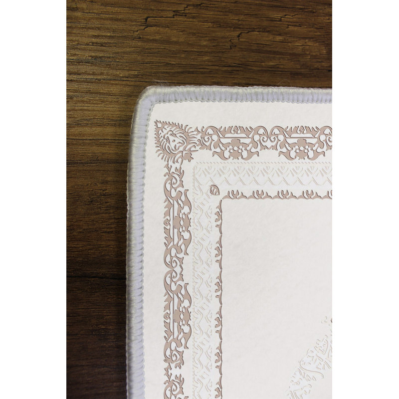 Antibacterial Hall Carpet, 100% Polyester, 39.4 x 59.1 inches | Eco-Friendly, Non-Slip PVC Dot Underside, 0.2 in Pile Height | Machine Washable, Digital Printing, Brown Color | Durable & Easy to Clean for Home Decor