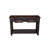 Solid Mango Wood Walnut Finish Console Table with Storage Drawers & Lower Shelf – 47” Walnut Brown Entryway Table 