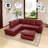 Faux Leather Ottoman-97791699