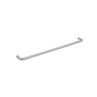 Porte-serviettes tubulaire simple face FHC TBRN18CH, matériau en laiton, conception à profil rond, 18 po d'un centre à l'autre, longueur 18 3/4 po, finition chrome poli