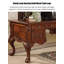 Bureau d'ordinateur en bois massif American Retro-1670146153