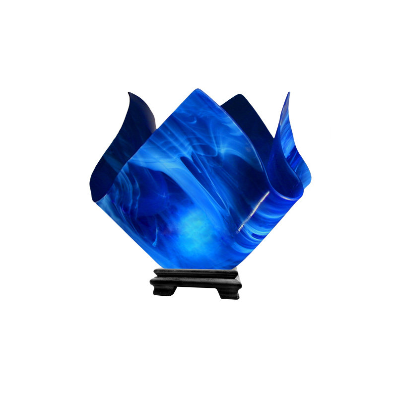 Dale Torchiere Lamp, Cobalt Blue