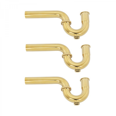 Brass Bright Clean Out Trap