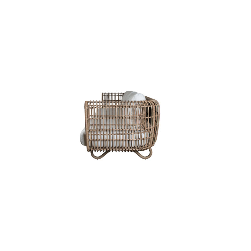 Nest 3-Seater Sofa Outdoor, Light Gray, Natural