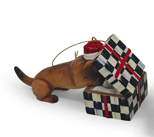 Holiday Dachshund Dog Ornament