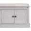Banc de rangement polyvalent à 4 portes avec tablettes réglables et coussin amovible - Banc à chaussures d'entrée, organisateur de couloir pour le salon-1514326950