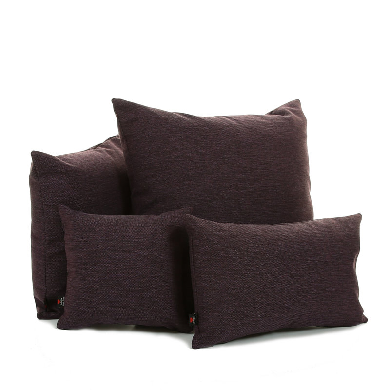 Alton Square Cushion, 55 x 55cm, Purple