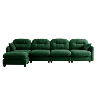 4-Seater Sofa with Ottoman