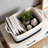 Large Woven Storage Basket With Handles, Foldable Cotton Rope Organizer For Blankets, Toys, And Home Decor-716180563