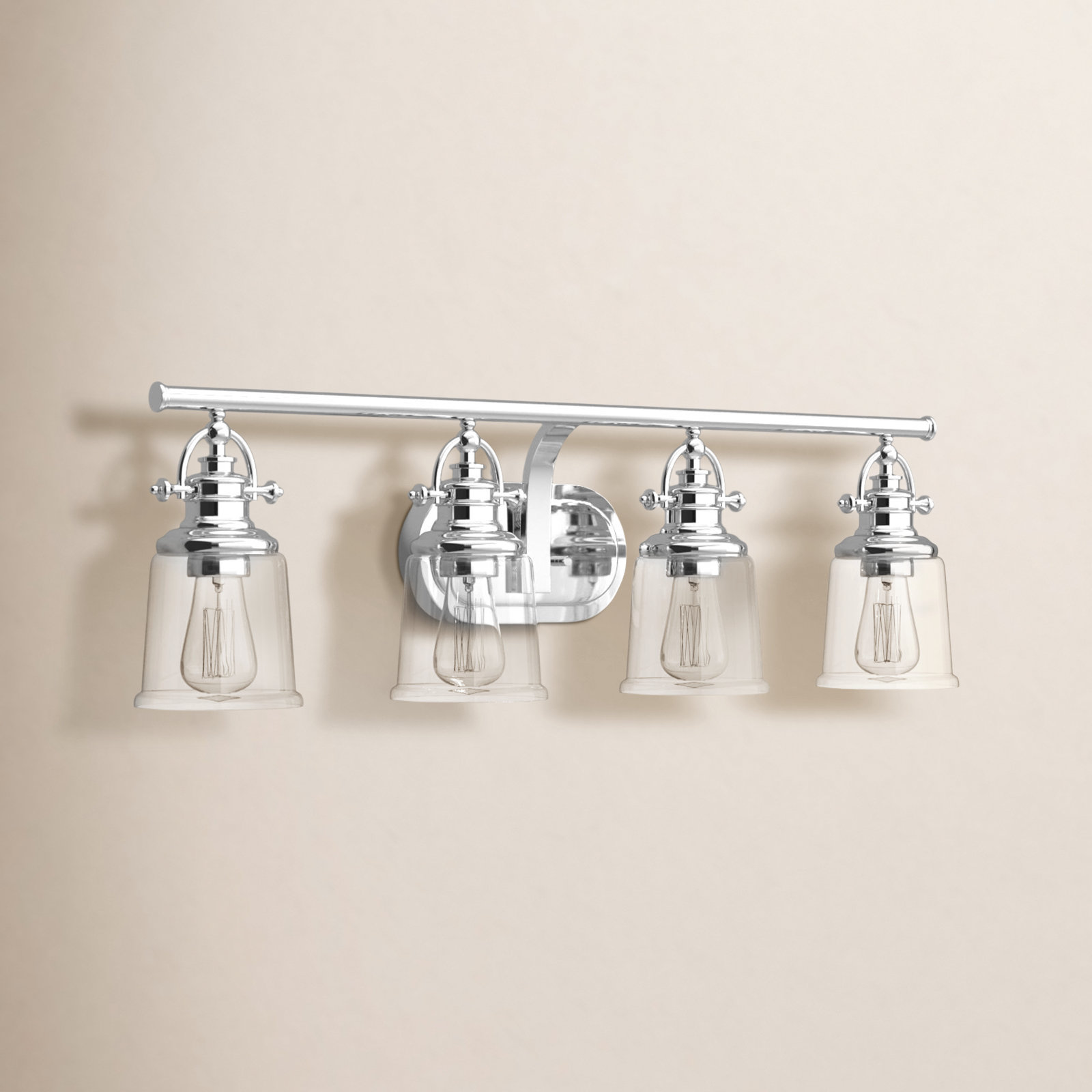4-Light Dimmable Vanity Light