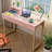 Darl Writing Desk with Wooden Drawers-2142152250-2113108620