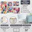 Etter - Ensemble de 5 impressions sur toile florales-103334606