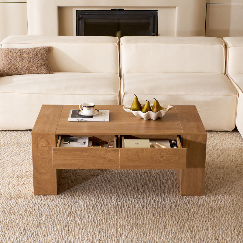 Four Leg Coffee Table with Storage