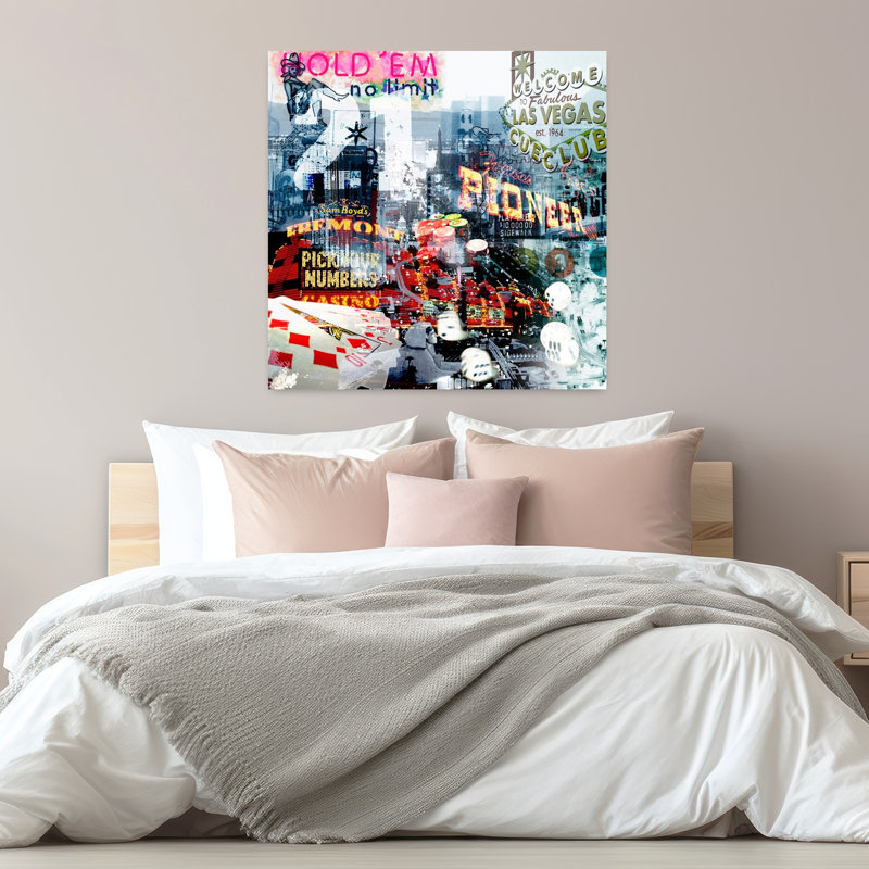 Las Vegas, architecture contemporaine, art urbain, H 32 po x l 32 po