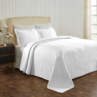 Ensemble de couvre-lit en coton 3 pièces Blue Nile Mills