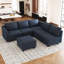 Canapé modulaire en L 7 pièces Allinson-101644911