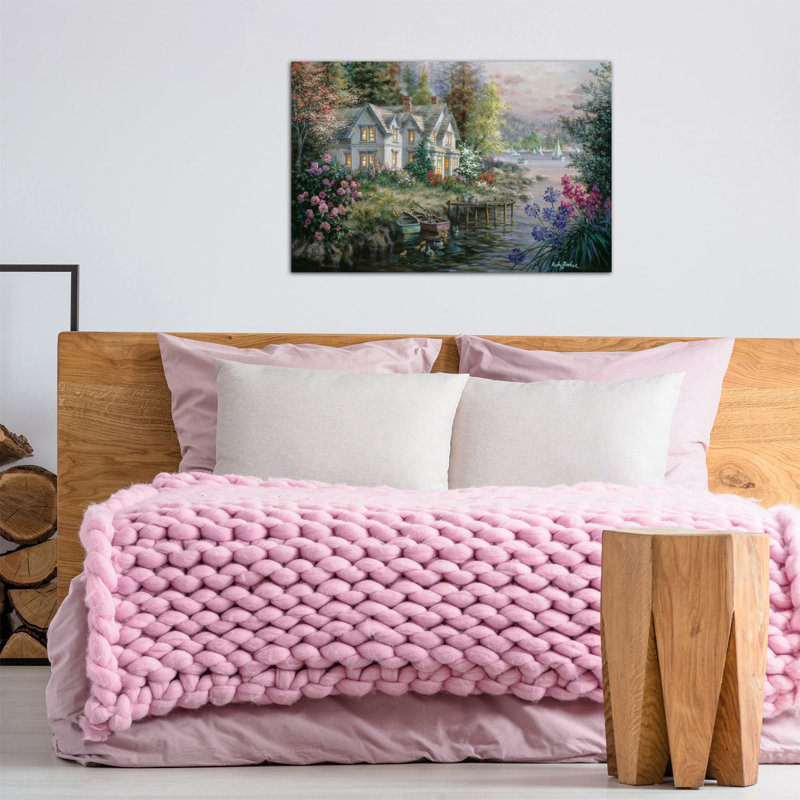 «Bay» par Nicky Boehme, impression sur toile tendue, H 26 po x l 40 po x P 1,5 po