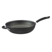 Circulon Steelshield Stainless Steel Saute Pan with Lid 30cm / 4.7L -  Induction Saute Pan with Hybrid Non Stick & Toughened Glass Lid, Metal  Utensil