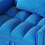 Canapé-lit pliable de 38,2 po de grande taille, canapé-lit simple en velours, canapé-lit à dossier réglable, 3 positions et coussins, convient à une chambre à coucher-1265206784