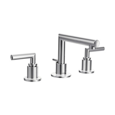 Arris Low Arc Widespread Bathroom Faucet with Drain Assembly