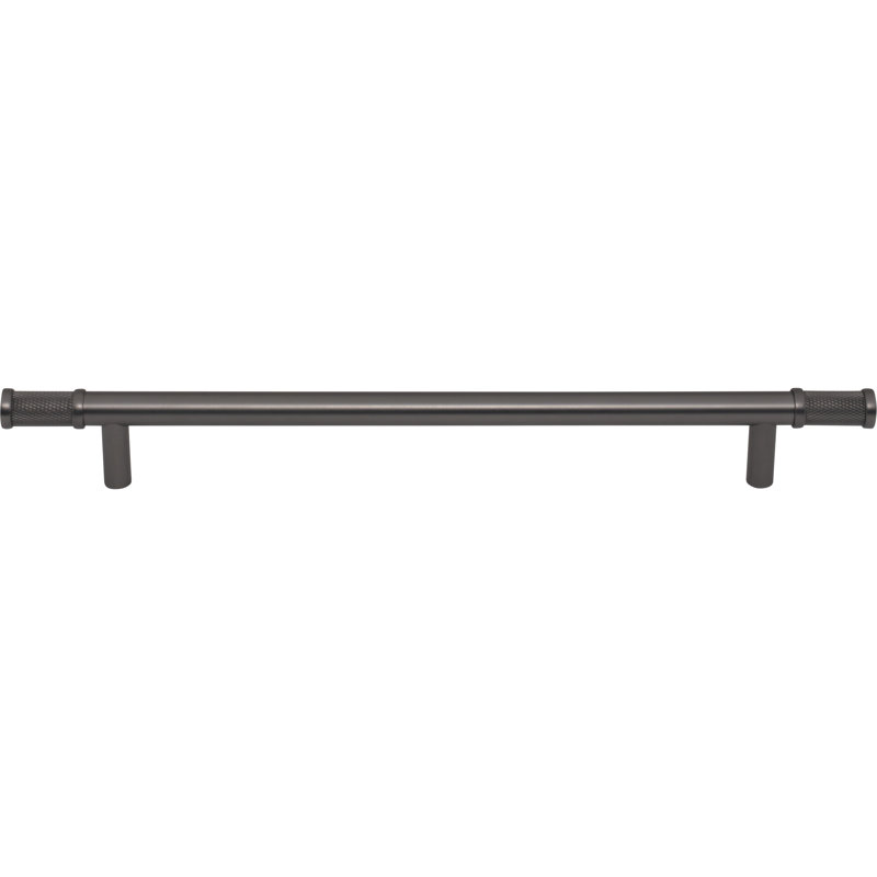 Burnham Bar Pull, Ash Gray, 8 13/16" Center To Center