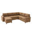Canapé-lit modulaire convertible en U avec rangement-470268240