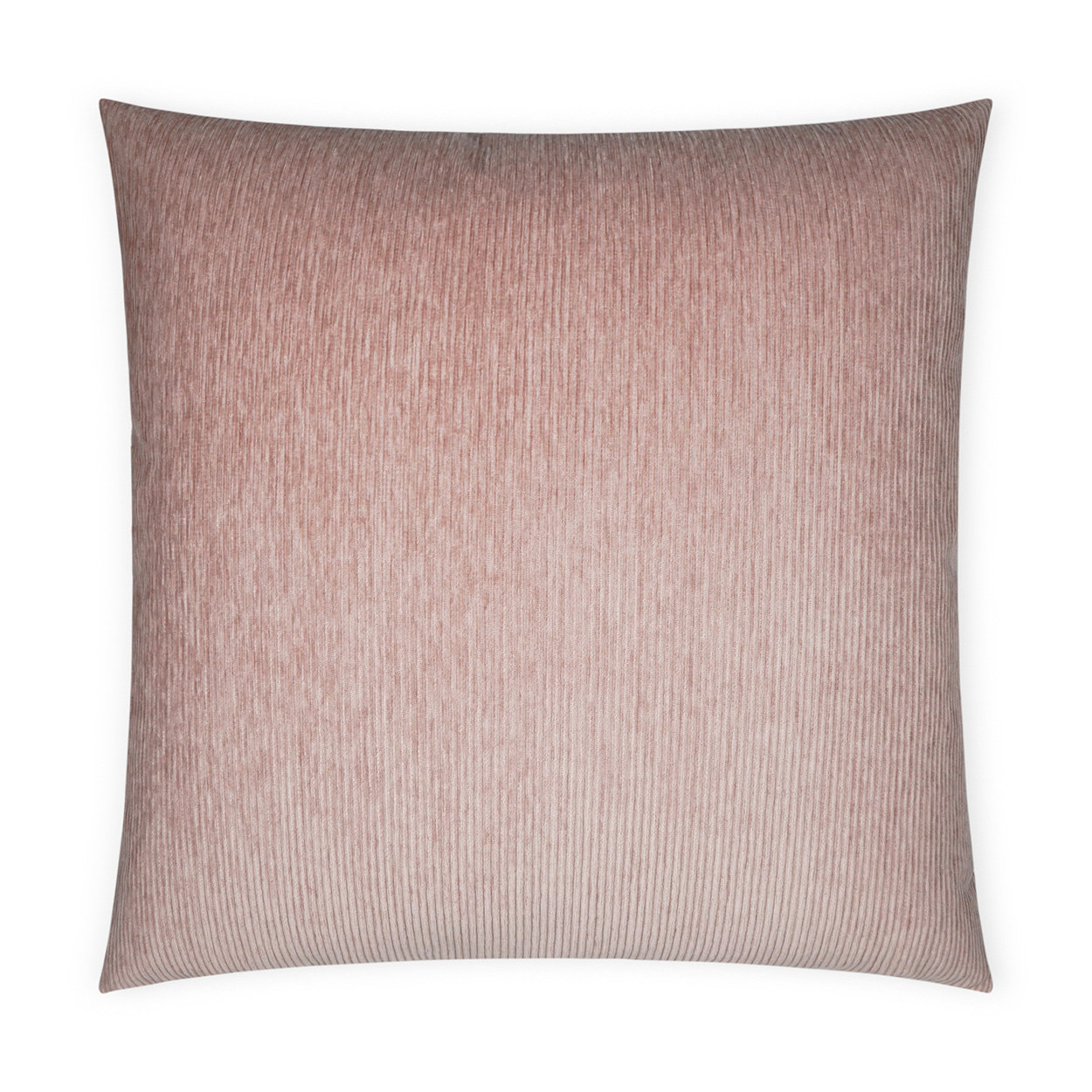 Ridges Throw Pillow, Blush, Square 22"