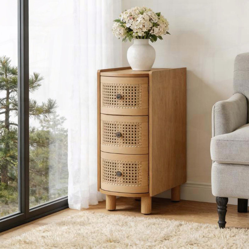 Table de chevet en bois, table de bout, table d'appoint