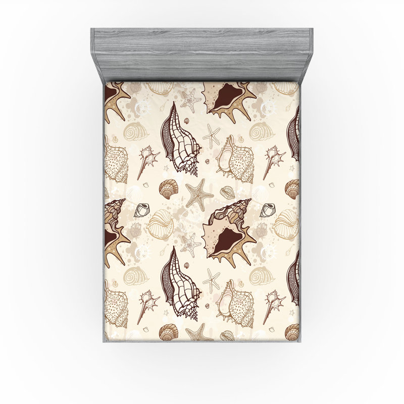 Drap-housse nautique Ambesonne, Drap-housse de taille simple