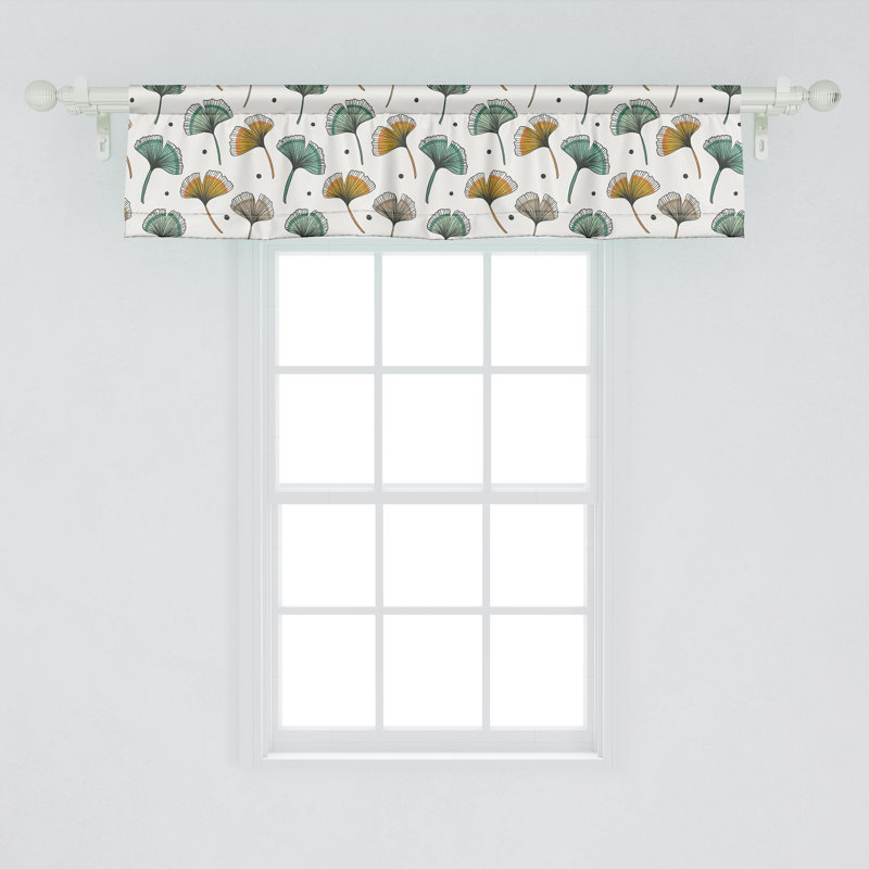 Ensemble de 2 cantonnières Ambesonne Gingko, L 54 po x L 12 po
