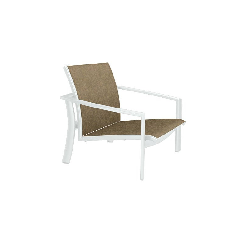 Kor Outdoor Lounge Chair, Snow, Bogota