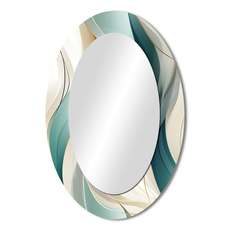 Miroir mural Subdued Elegance - Beige, H 36 po x l 24 po