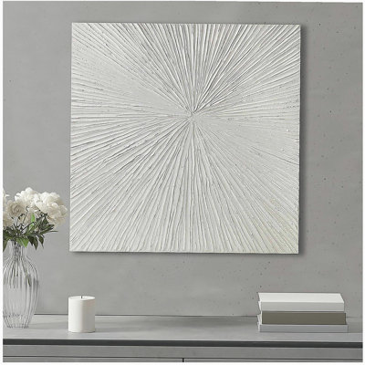 Hand Painted Dimensional Resin Wall Art