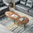 Nesting Coffee Table Set Of 2, Multi-Functional Side Tables For Living Room, Sofa, Bedside, And Office, Retro Rustic Design With Durable Iron Legs
