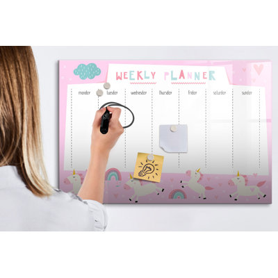 Magnetic Glass Dry Erase Board