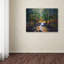 « wooded stream », reproduction sur toile tendue-21998160