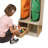 Birch 2-Section Locker with Upper Cubbies