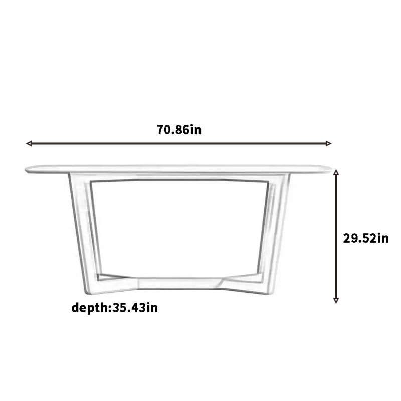 Fiorelli, 29.52"H x 70.86"L x 35.43"W
