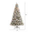 Lighted Artificial Pine Christmas Tree-954119439