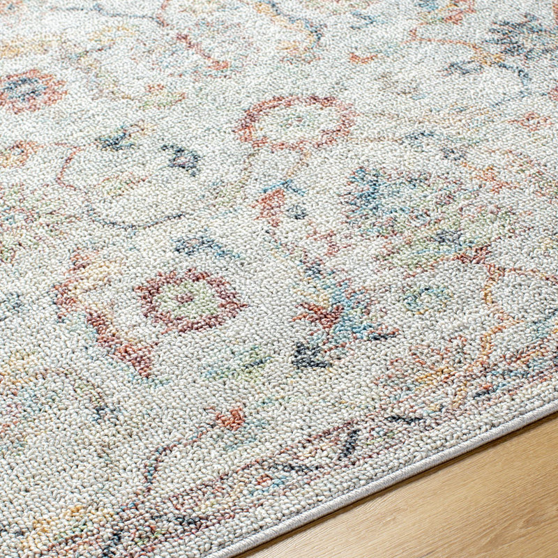 Lilith Washable Floral Rug, Runner 2'7" x 7'3"