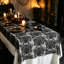 Nappe d'Halloween crâne en dentelle