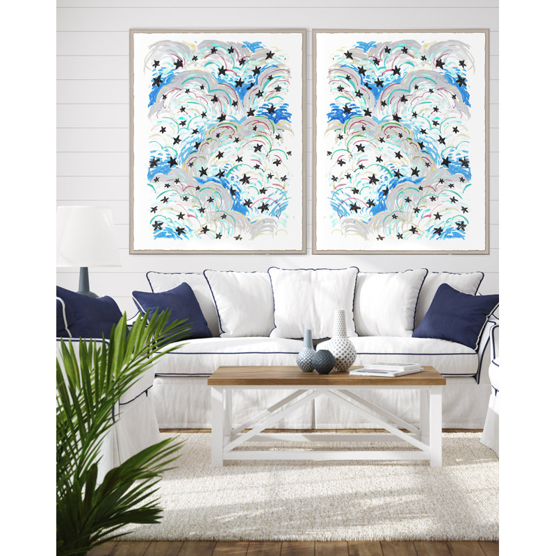 La Voute Etoile 1 Print by Paule Marrot, 56" H x 44" W x 1.25" D, Acrylic Box